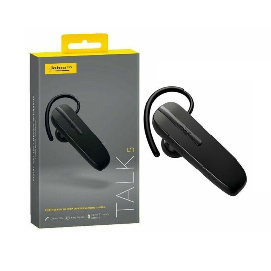 JABRA TALK 5 BLUETOOTH HEADSET FOR HANDS-FREE CALLS BLACK